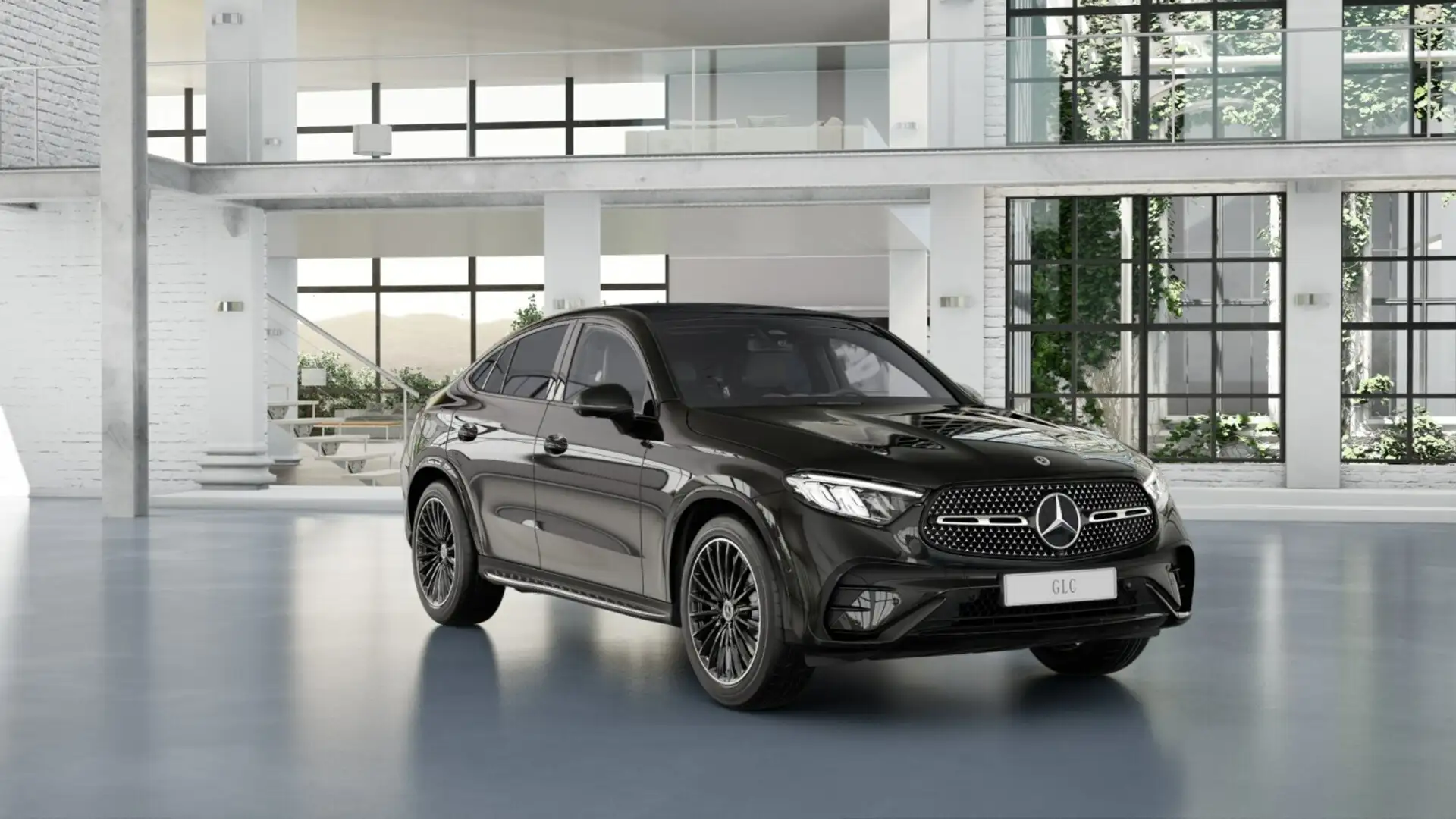 Mercedes-Benz GLC 300 GLC 300 d 4M AMG+NIGHT+AHK+DISTRO+PANO+MEMO+360° Schwarz - 2