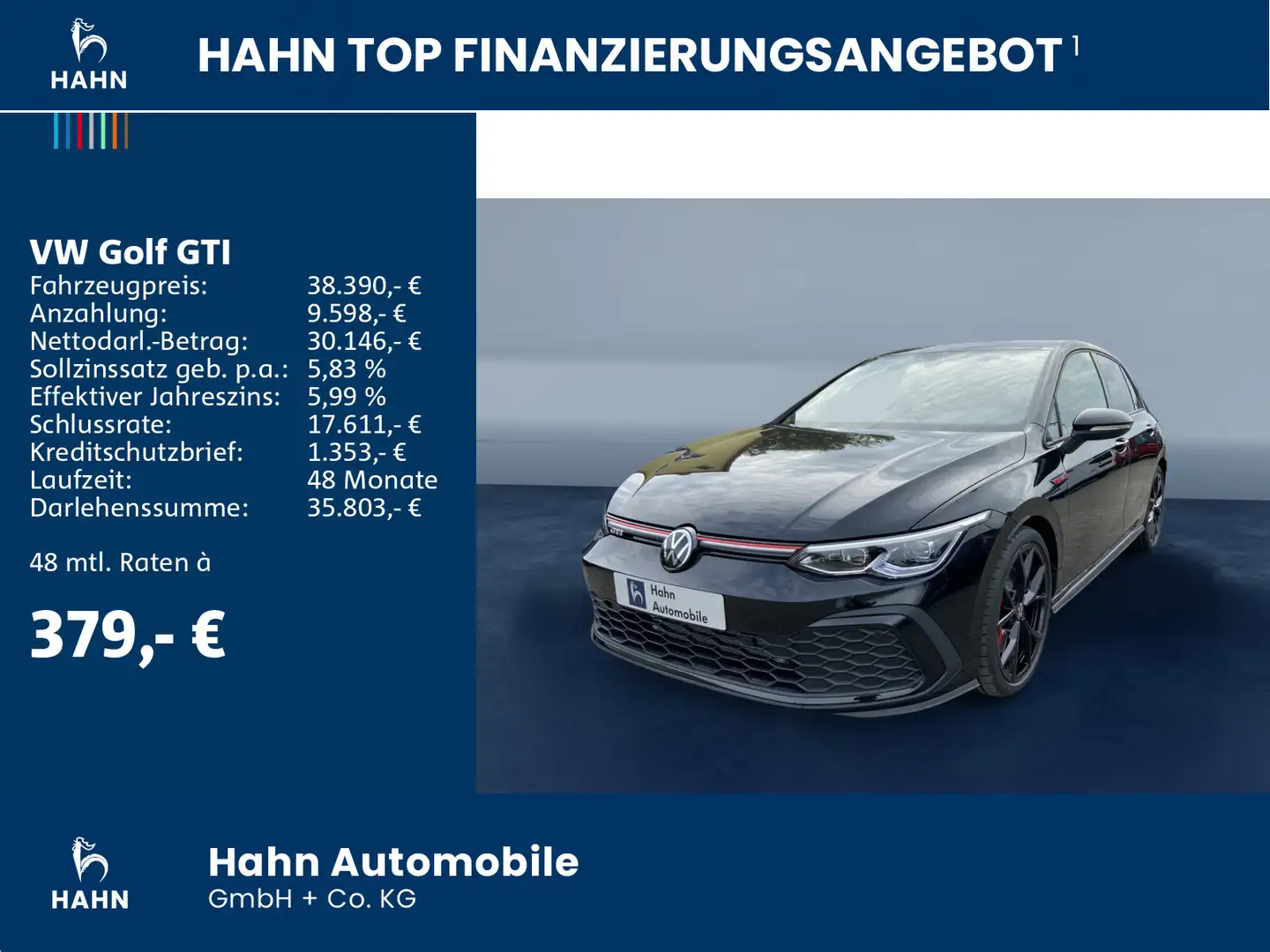 Volkswagen Golf GTI DSG 2,0 TSI OPF 180 kW (245 PS) Kamera Negro - 2