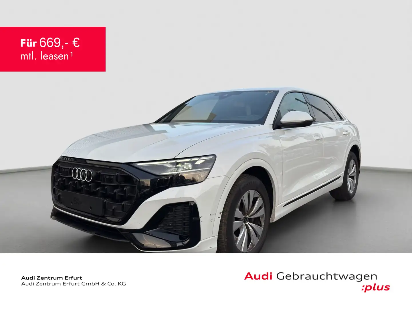 Audi Q8 45 TDI Martix Luft AHK Weiß - 1