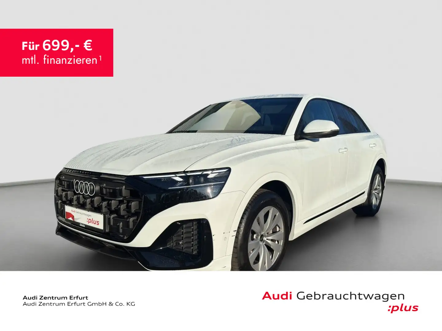 Audi Q8 45 TDI Martix Luft AHK Weiß - 1