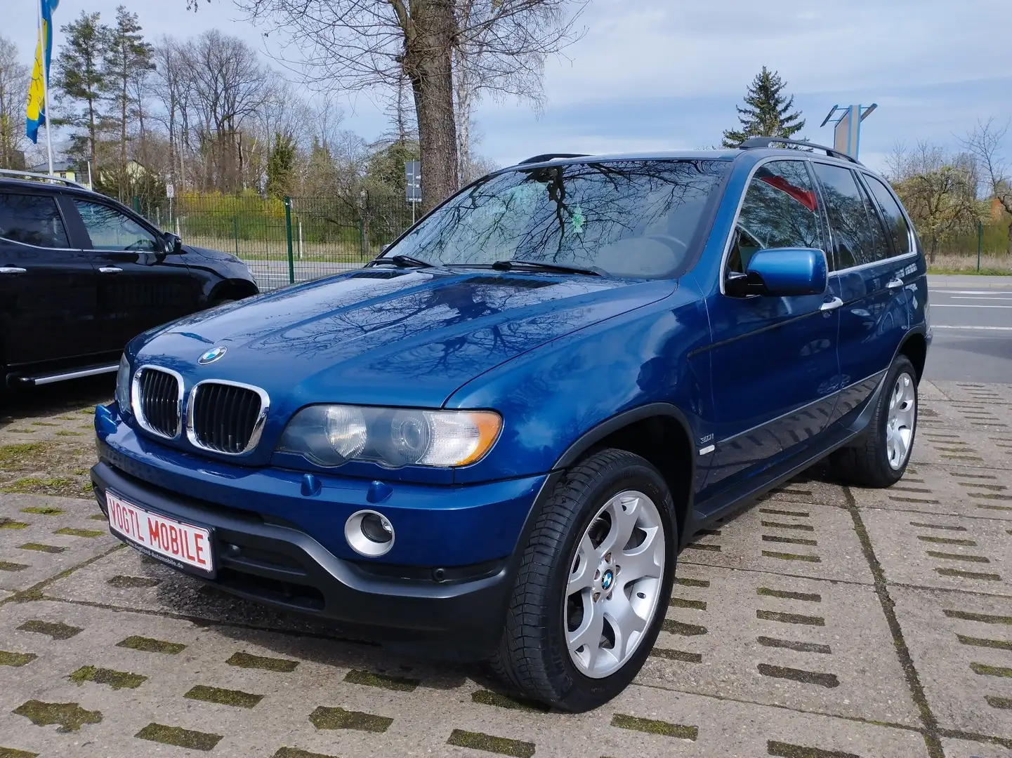 BMW X5 3.0i *ALLRAD+LEDER+SCHIEBEDACH+19 ZOLL+NAVI! VOLL! Bleu - 1