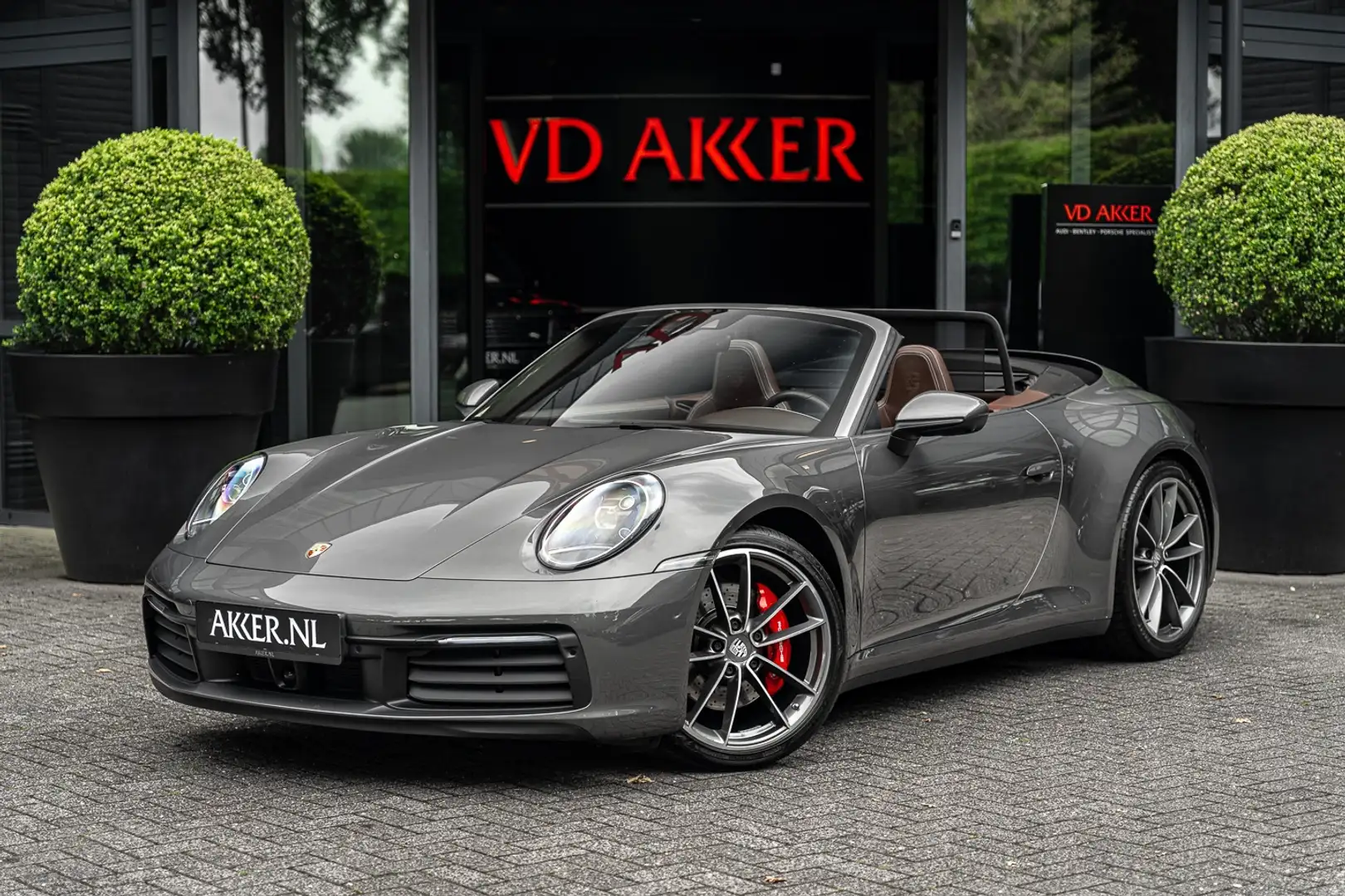 Porsche Sonstige 911 Carrera S Cabriolet | Club Leder | ACC | 360° Came Grau - 1