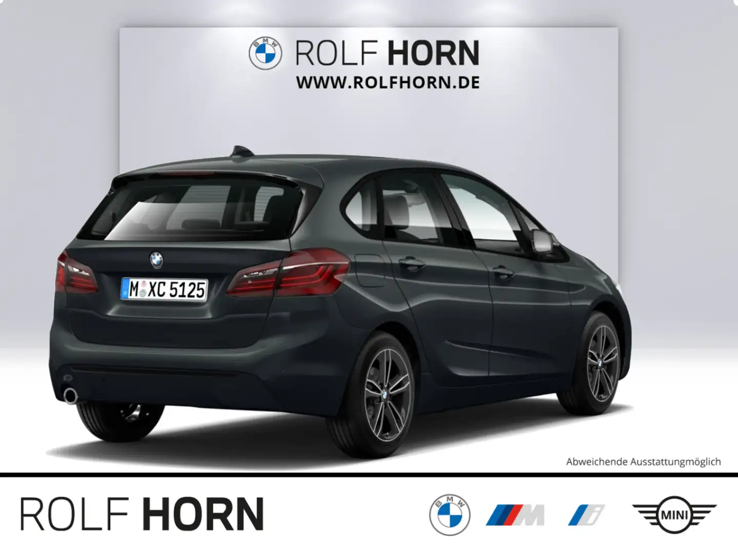 BMW 218 i Active Tourer Sport Line Navi LED SHZ 17" Grau - 2