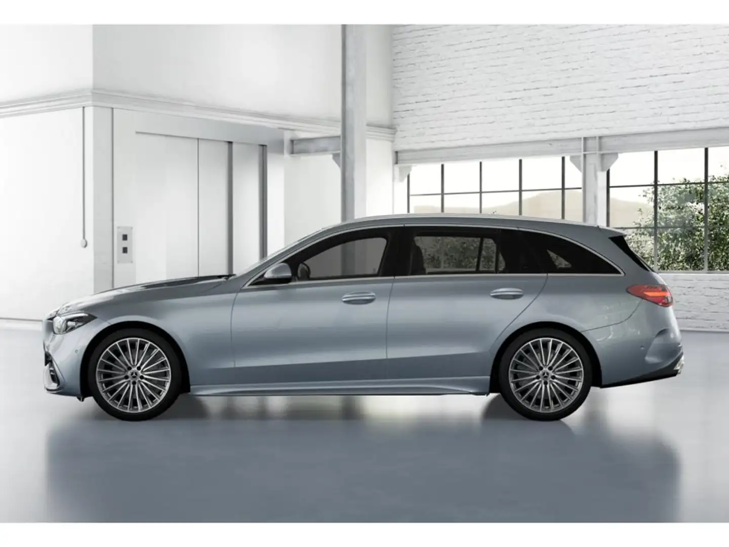 Mercedes-Benz C 180 T AMG 19"+HIFI+TOTWINKEL+MEMORY+LED+KAMERA Silber - 2