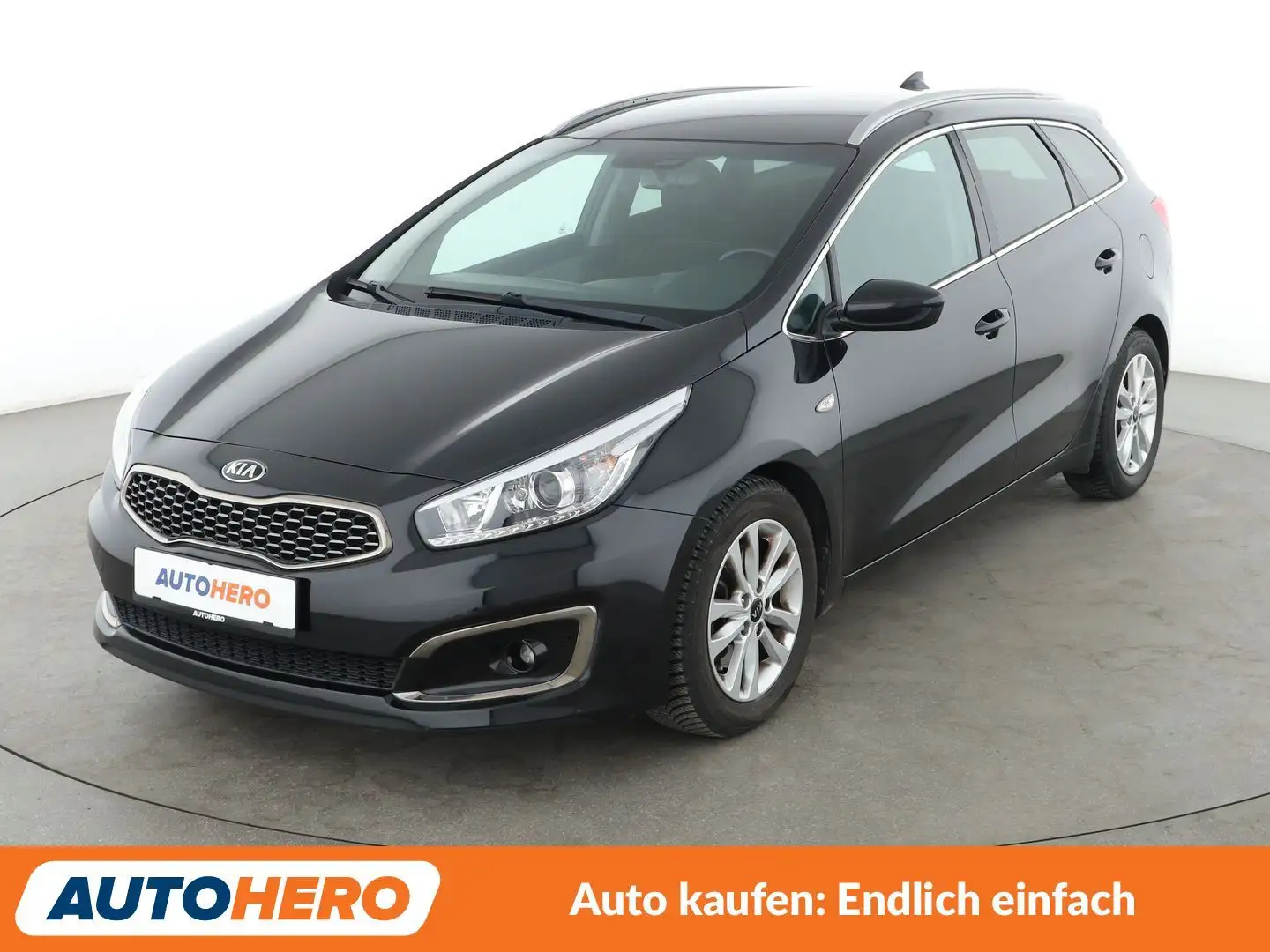 Kia Ceed / cee'd 1.6 GDI Dream-Team *NAVI*TEMPO*PDC*SHZ*LHZ*ALU* Schwarz - 1