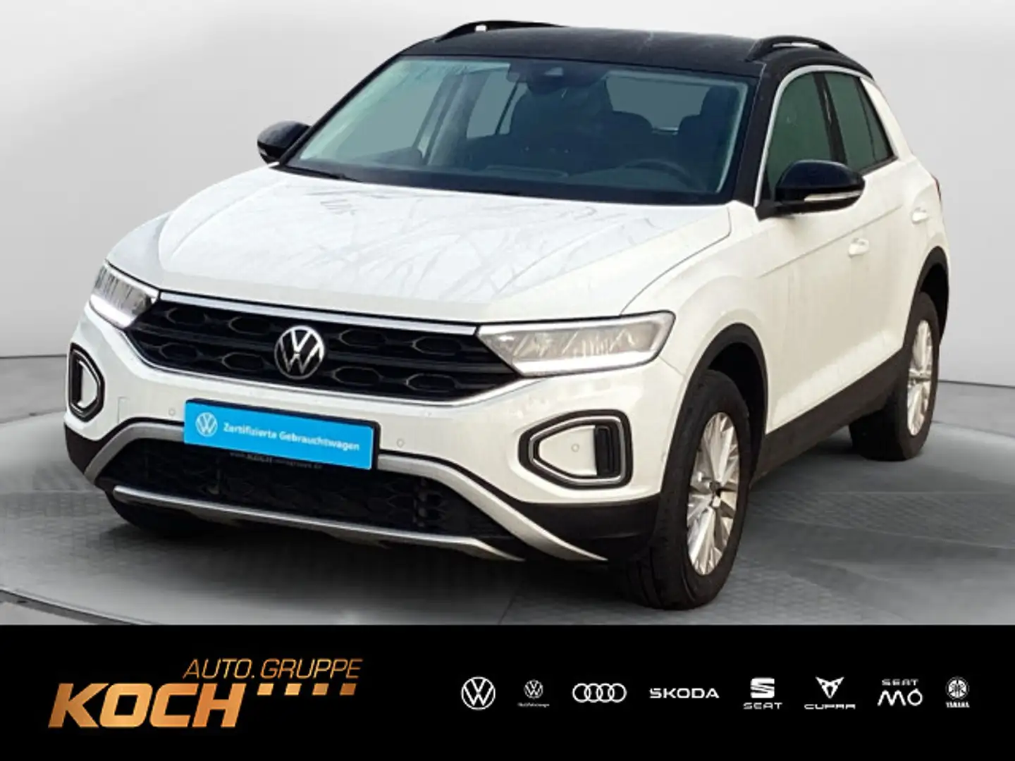 Volkswagen T-Roc 1.0TSI Life Navi LED Weiß - 1