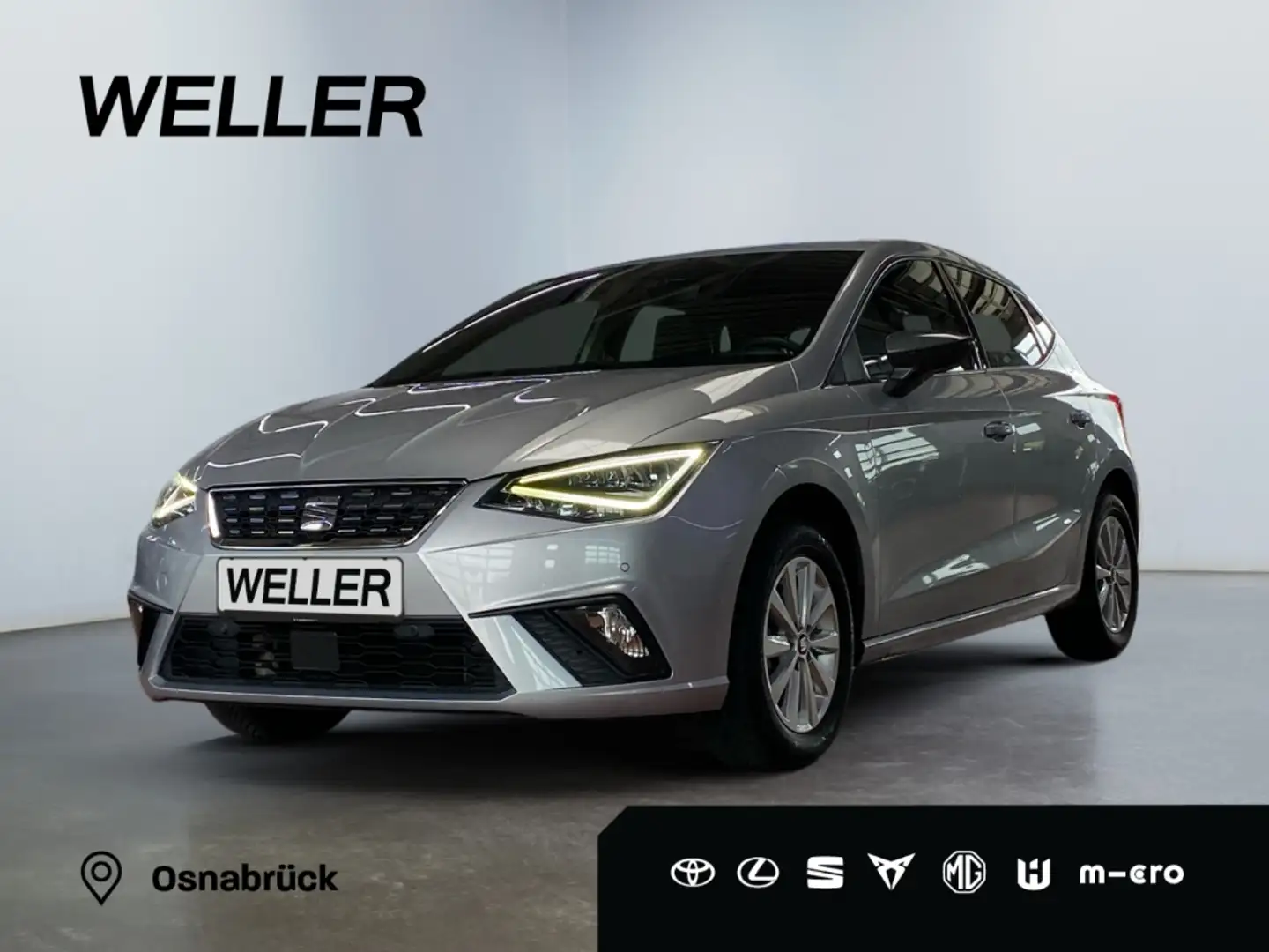 SEAT Ibiza 1.0 TSI XCELLENCE *LED*CarPlay*Kamera*Navi* Zilver - 1