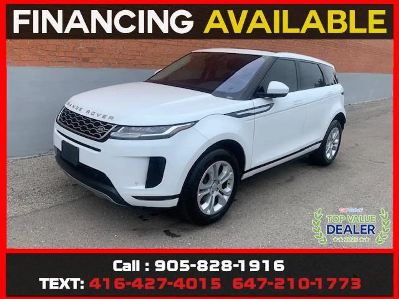 2020 Land Rover Range Rover Evoque