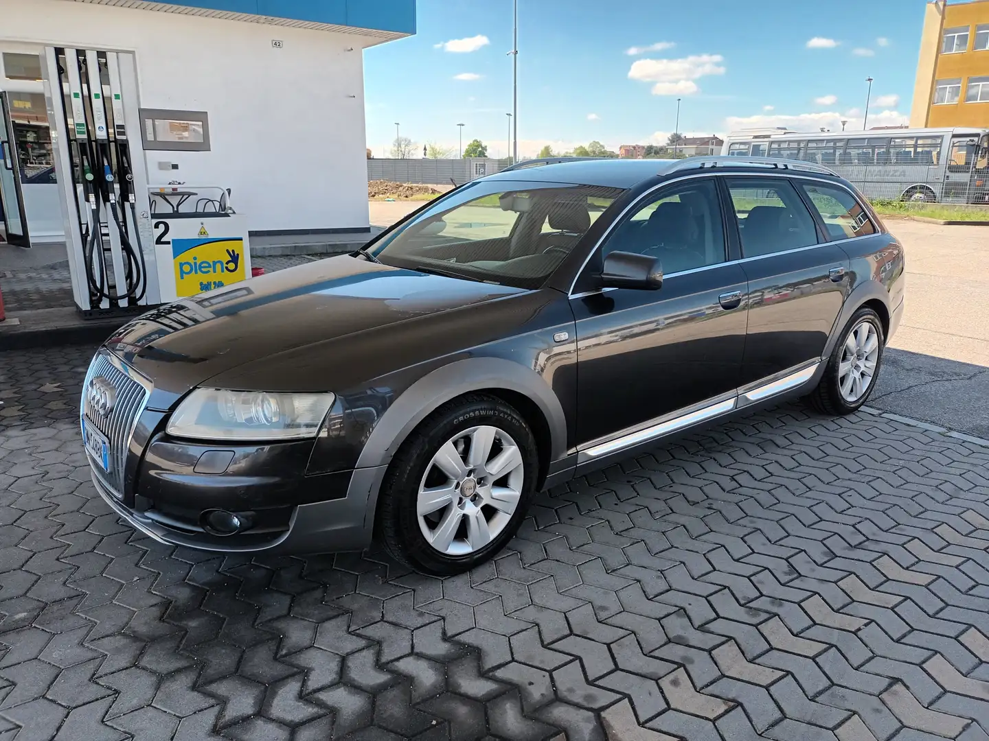 Audi A6 allroad 3.0 V6 tdi tiptronic fap/PELLE/NAVI/FULL OPT. Gris - 1
