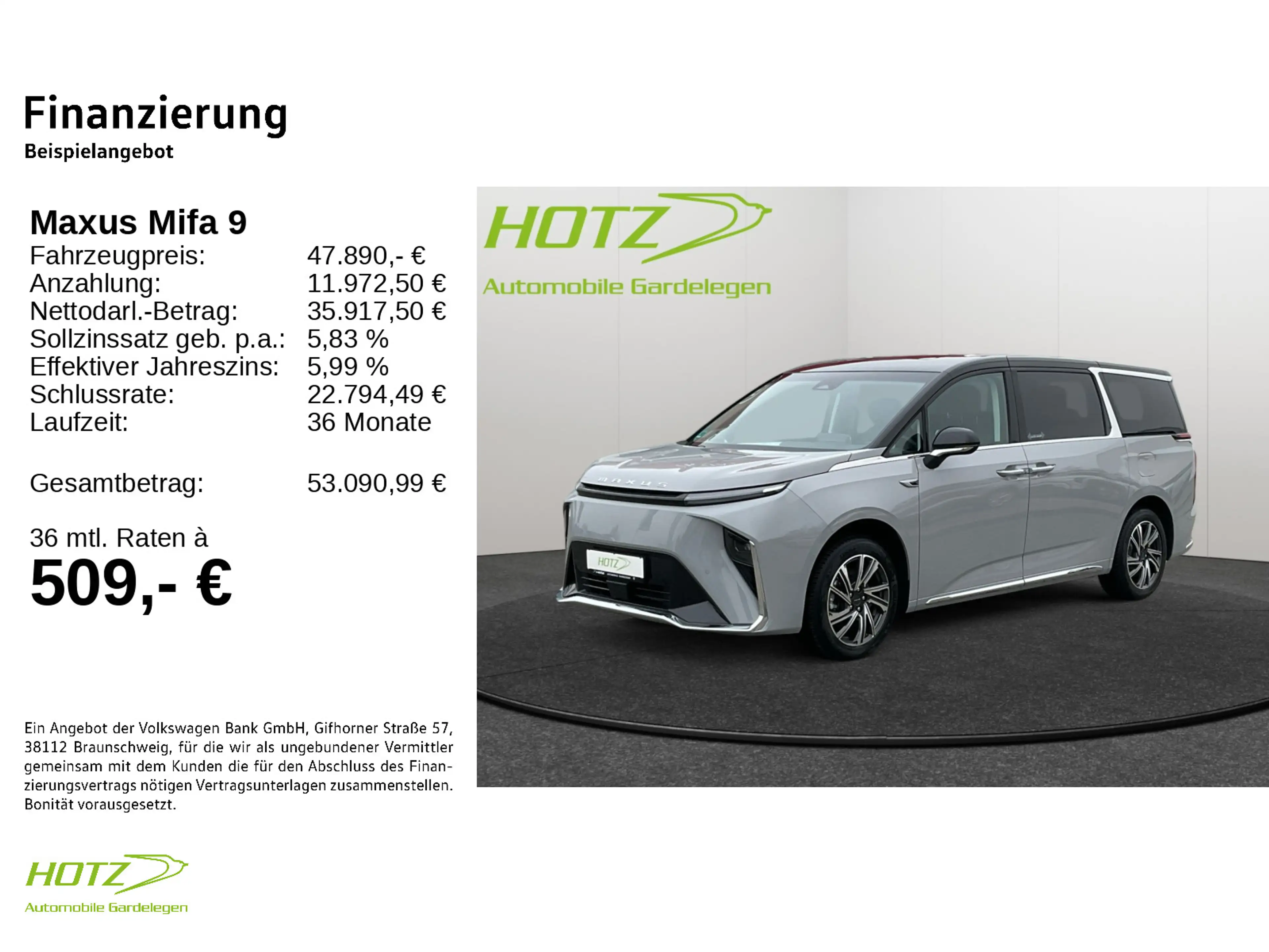 Maxus Mifa 9 MIFA 9 Elite Luxury — photo 2