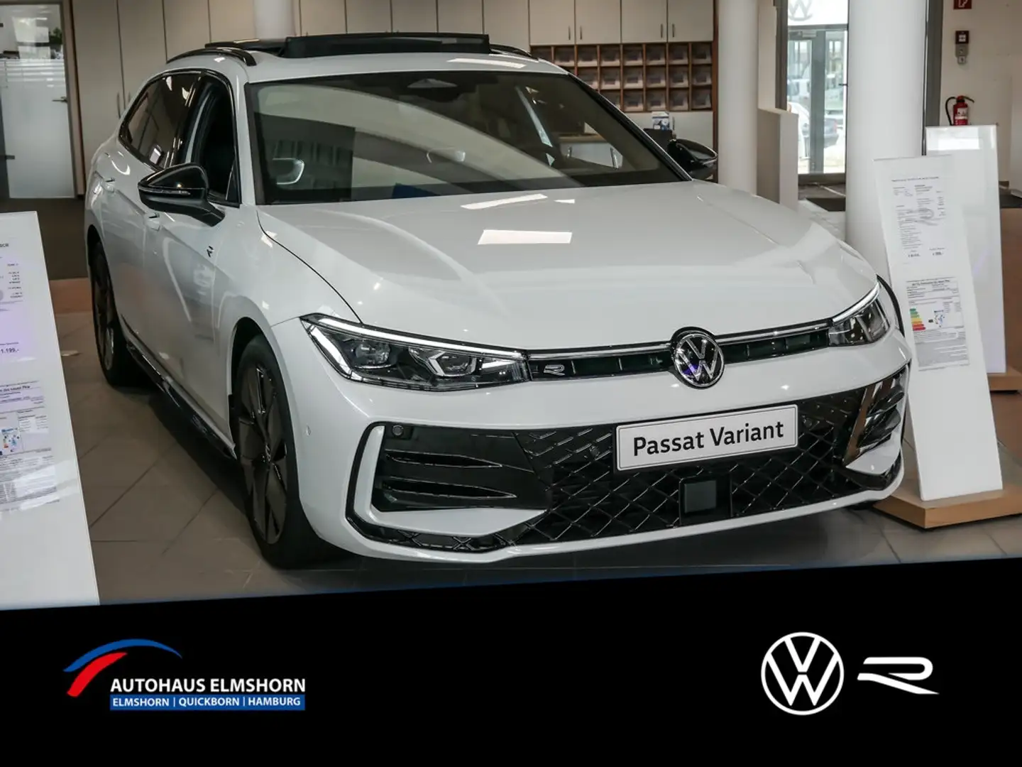 Volkswagen Passat R-Line 2.0 TDI DSG STANDHEIZ AHK PANO HEAD 4xKAM Weiß - 2
