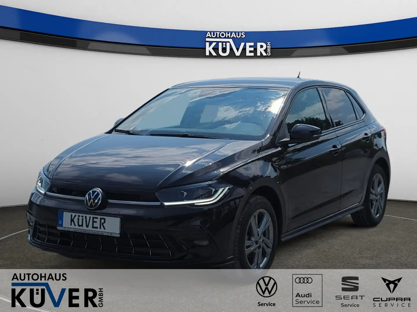 Volkswagen Polo R-Line 1,0 TSI DSG ACC+Matrix+Shzg.+IQ+16´´ Schwarz - 1