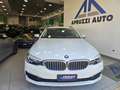 BMW 520 Touring xdrive Business auto RETROCAM NAVI PELLE Bianco - thumbnail 2