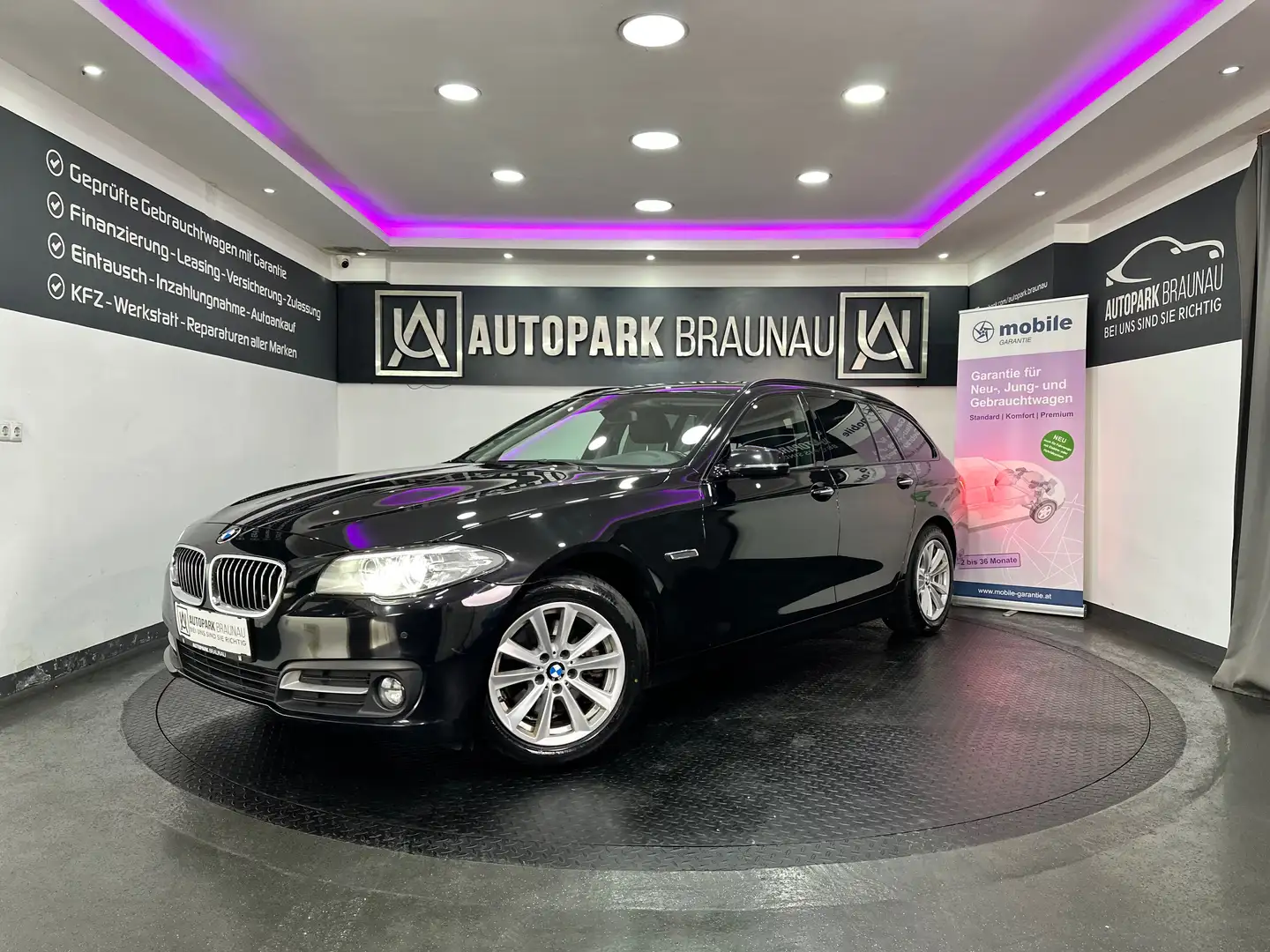 BMW 520 d xDrive Touring Aut. *DIGI-TACHO*XENON* Schwarz - 1