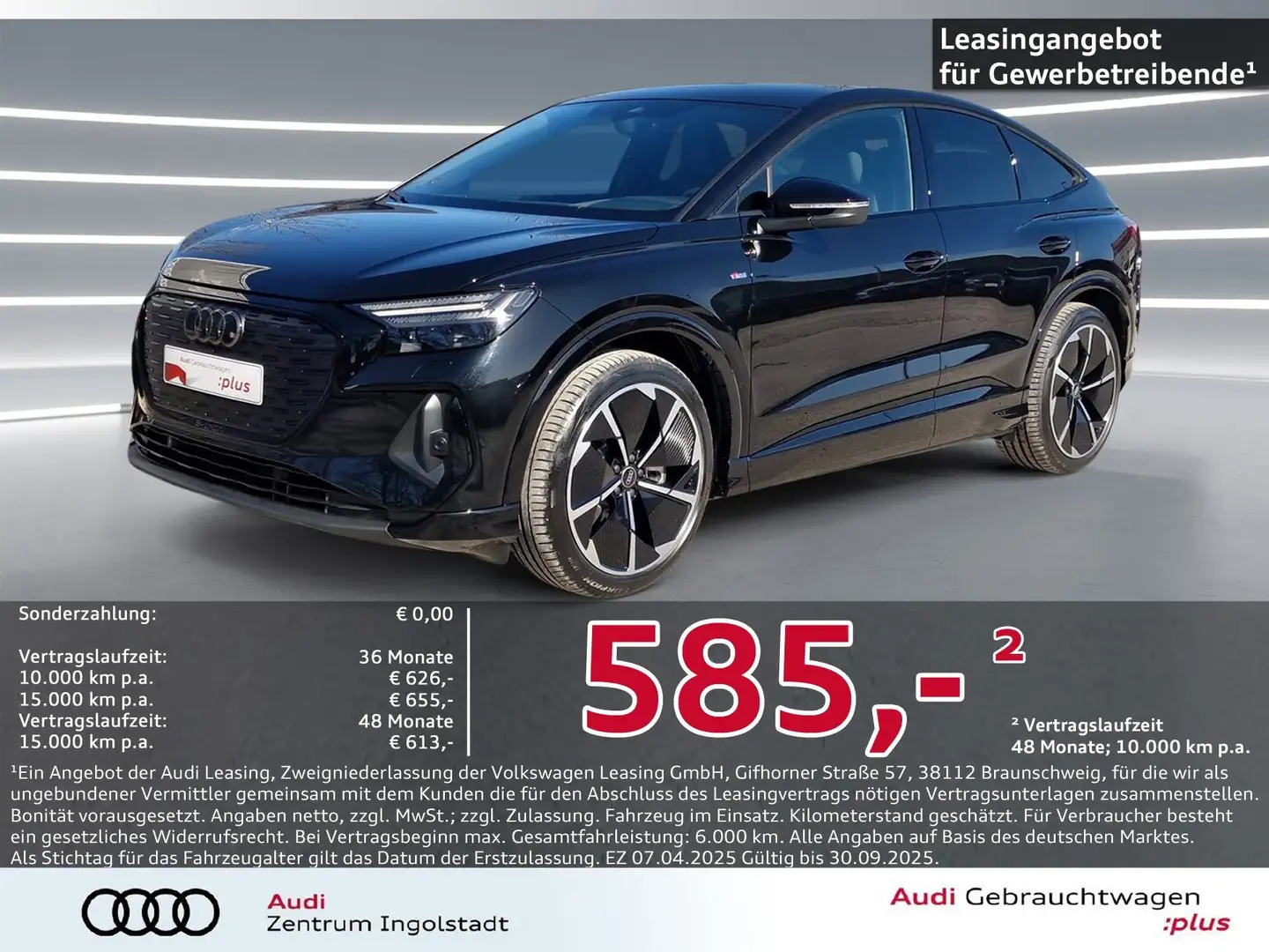 Audi Q4 e-tron Q4 Sportback e-tron 45 edition S line MATRIX 21" Schwarz - 1