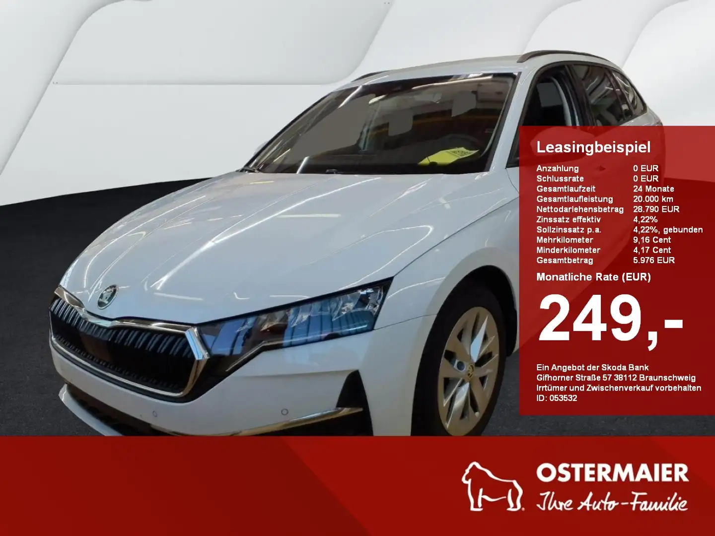 Skoda Octavia Combi SELECTION 1.5TSI e-TEC DSG LED.NAVI.ACC.KAME Weiß - 1