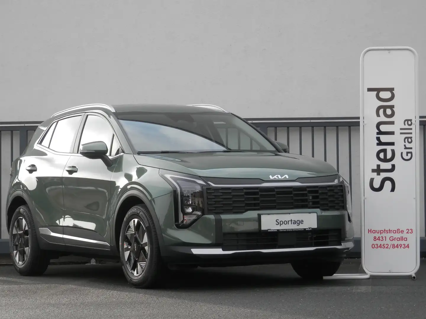 Kia Sportage 1,6 TGDI Silber DCT Grün - 2