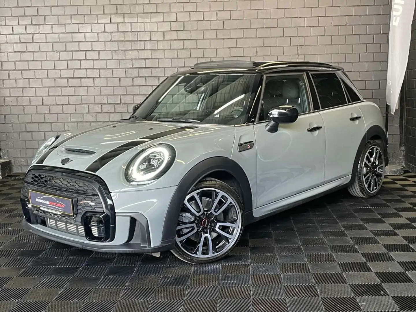 MINI Cooper S JCW 178 CV ** Toit ouvrant ** Cuir ** Gris - 1