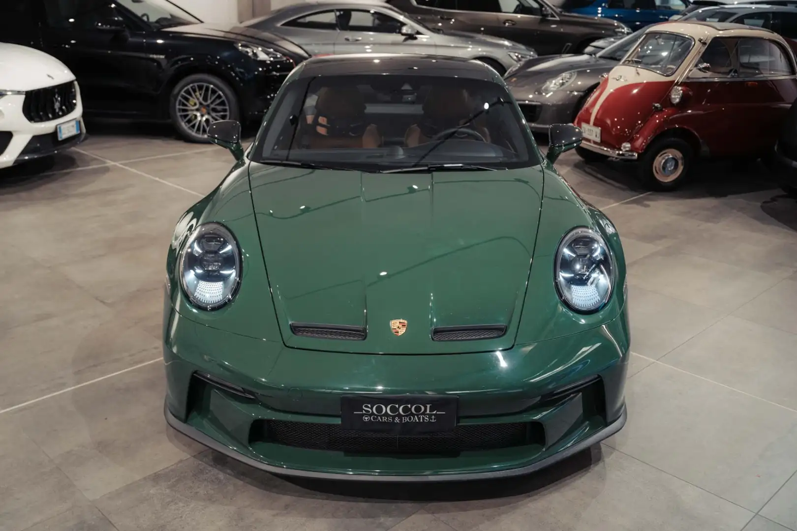 Porsche 911 GT3 Touring*MANUALE*LIFT*CARBO*TETTO CARBONIO* Verde - 2