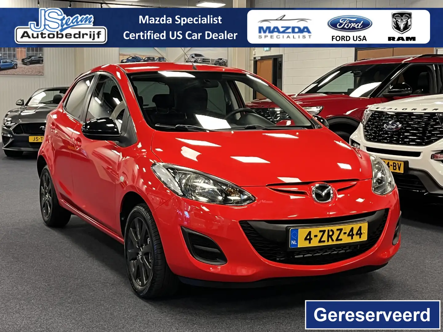Mazda 2 1.3i Color Edition 5-drs Airco NL-Auto 1e eigenaar Rot - 1
