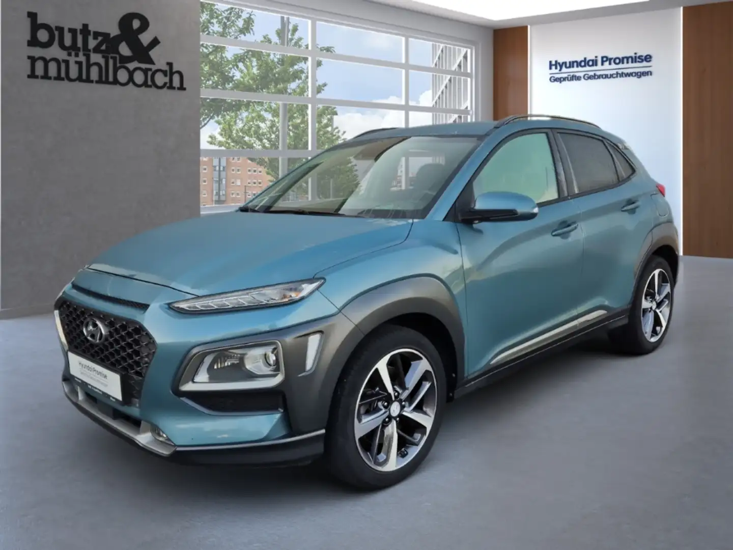 Hyundai KONA Premium Navigationspaket 4WD 1.6 T-GDI Blu/Azzurro - 1