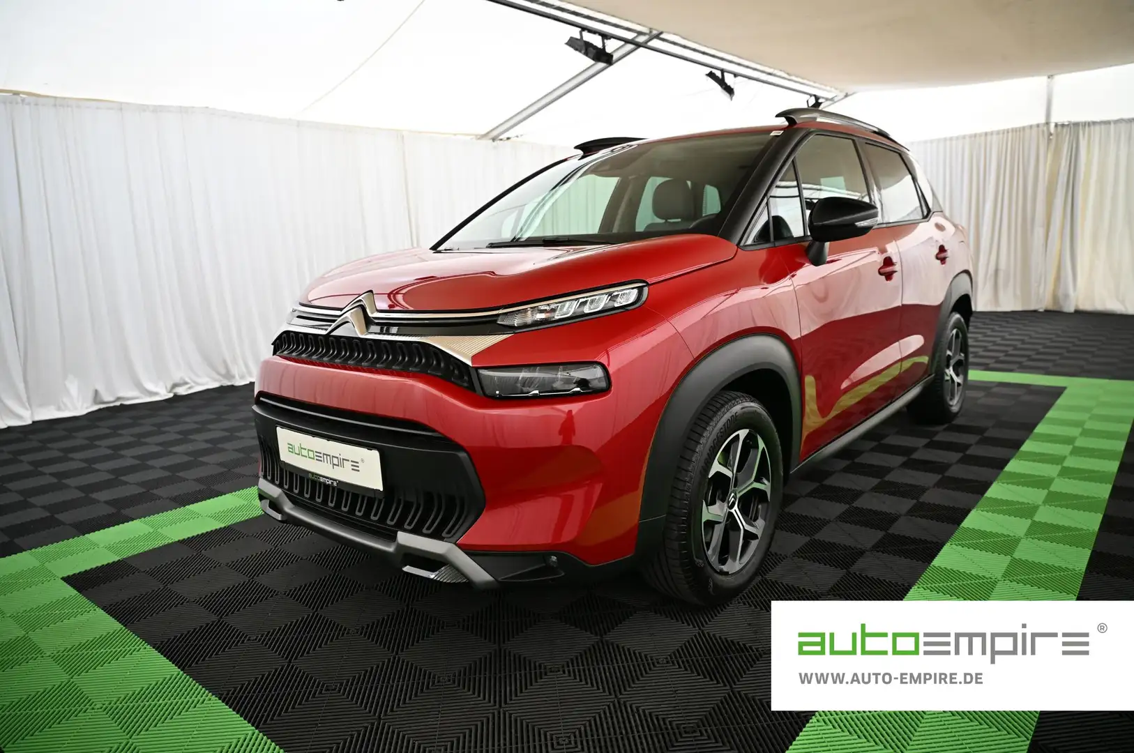 Citroen C3 Aircross 1.2 PT 110 PLUS LED/NAVI/SHZ/CPLAY/16 Rosso - 1