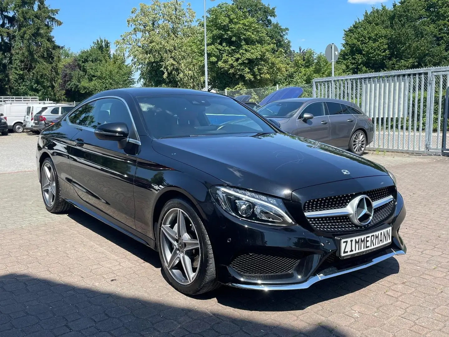 Mercedes-Benz C 180 C180 Coupe*Automatik*AMG-Line*Navi*LED*PDC*Artico* Noir - 2