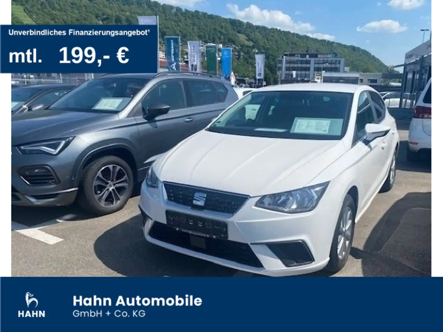 SEAT Ibiza 1.0 TSI DSG Style FullLink PDC Klima Weiß - 1