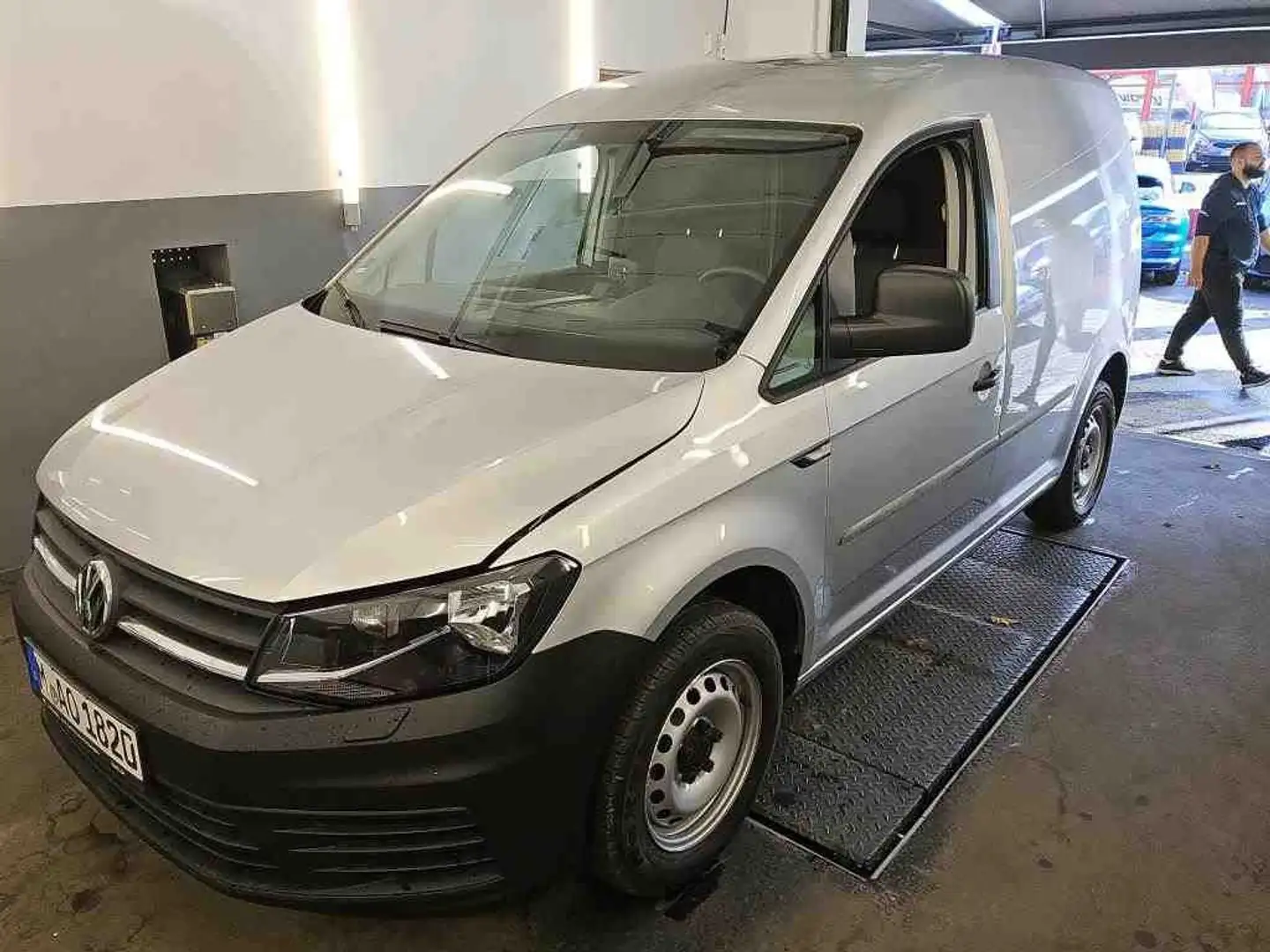 Volkswagen Caddy 2.0 TDI Kasten KLIMA Standhzg. Silber - 1