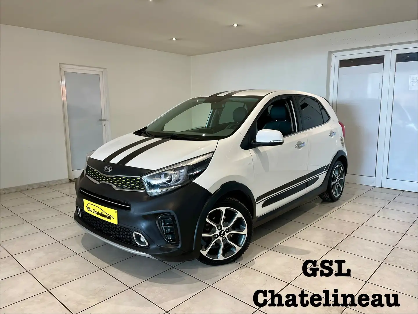 Kia Picanto 1.0T-GDi 100cv X-Line Carplay/Caméra/Clim/GPS Blanc - 1