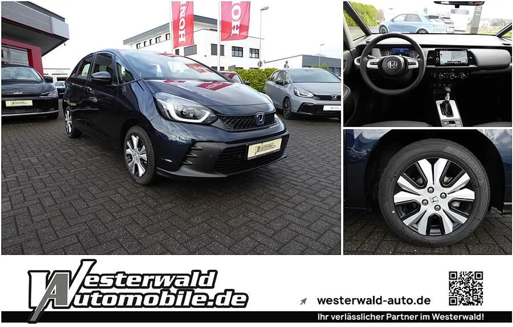 Honda Jazz Hybrid e:HEV 1.5 i-MMD Elegance Bleu - 1