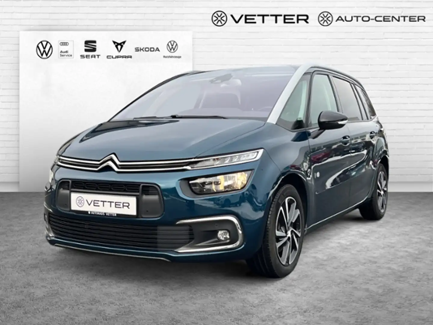 Citroen C4 Spacetourer 2.0 Blue HDi KLIMA NAVI ALU Bleu - 2