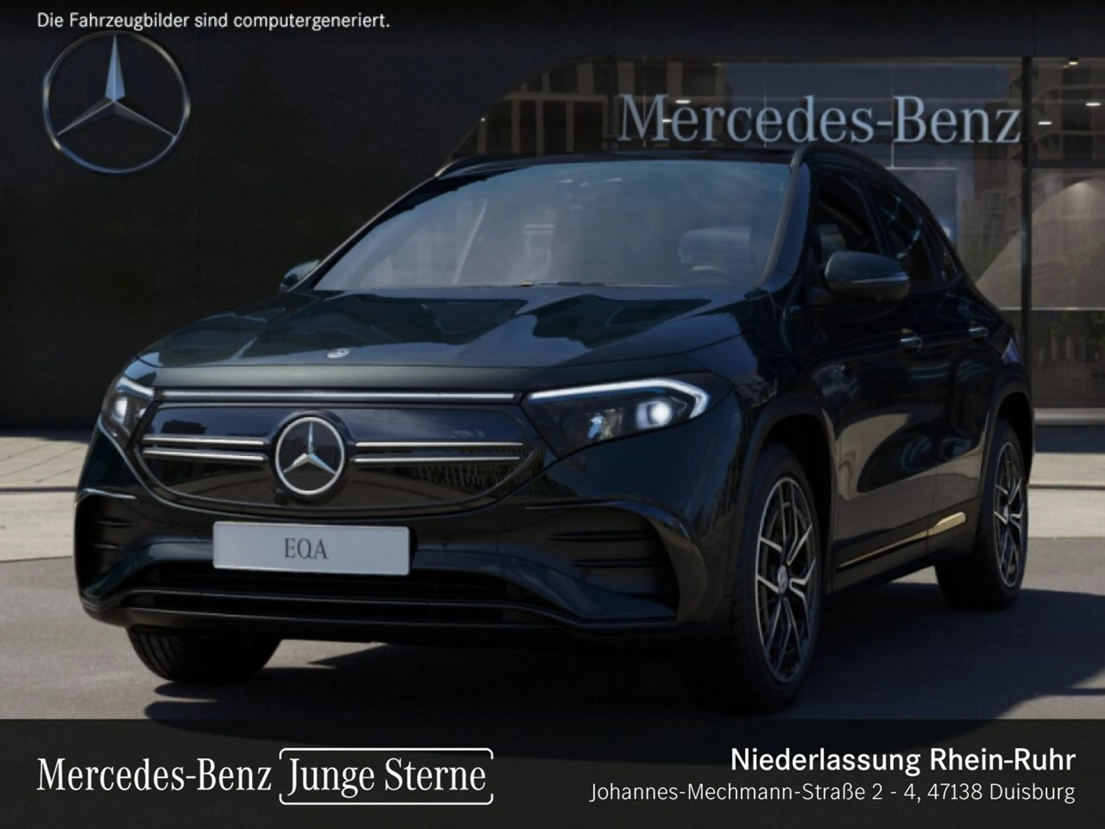 Mercedes-Benz EQA 350 4M AMG+NIGHT+19"+PLUS-PAKET+AHK+PANO+360 — photo 2