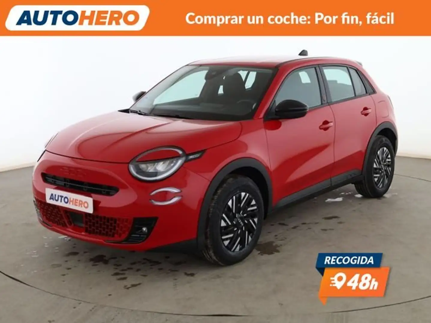 Fiat 600 electric drive 115 kW Red Rojo - 1
