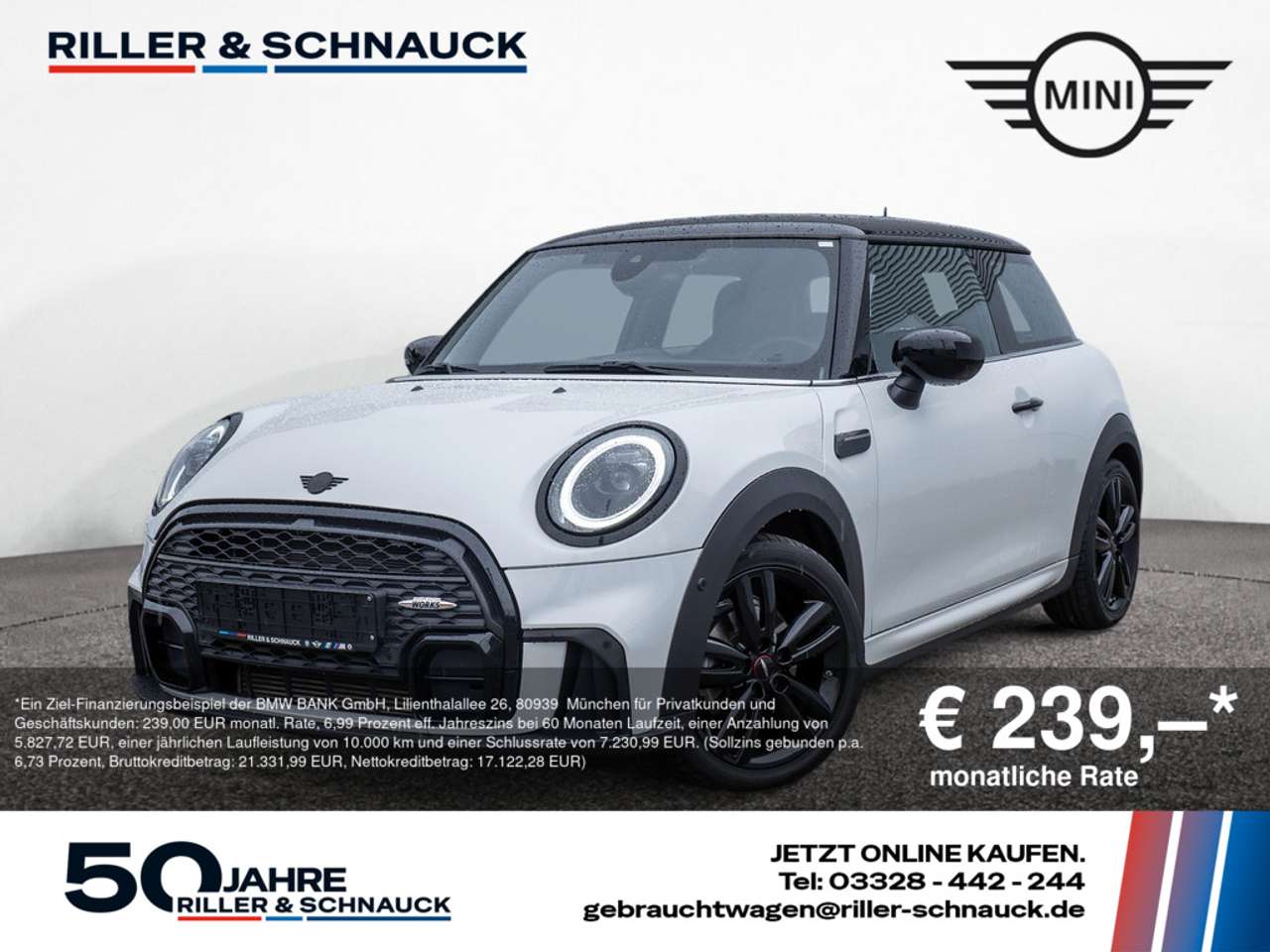 MINI Cooper 2023 — JCW Trim LED+KAMERA+KLIMAAUT+SHZ+PDC+
