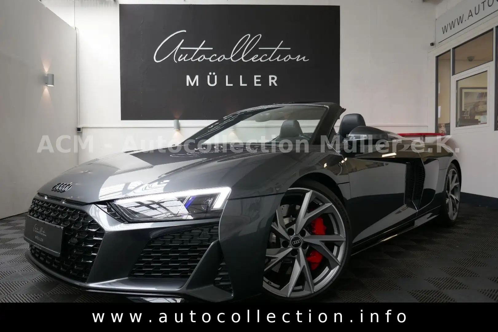 Audi R8 Spyder*Virtuell*Laser*Kamera*B&O*20Zoll*DAB* Grau - 1