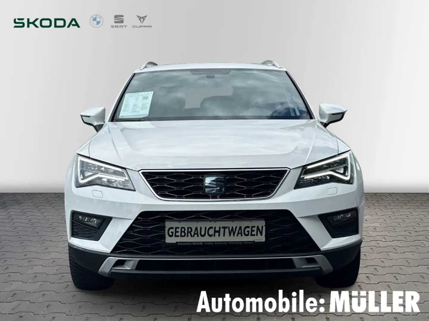 SEAT Ateca Xcellence 4Drive 2.0 TDI 110 kW 7-Gang-DSG*Anhäng Weiß - 2