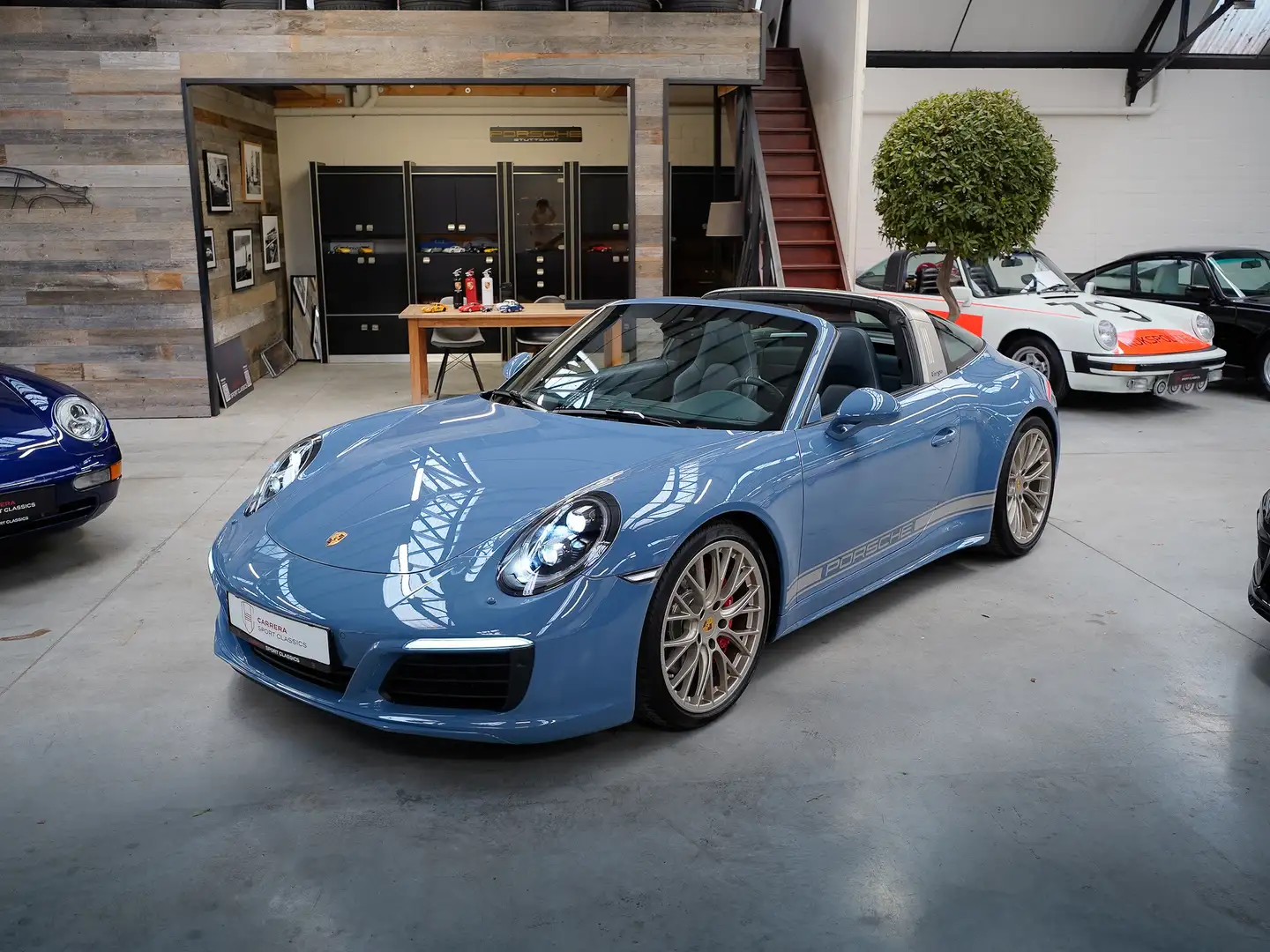 Porsche 991 991.2 Targa 4S Exclusive Design Edition 1/100 Bleu - 1