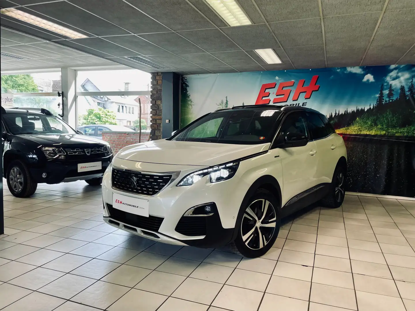 Peugeot 3008 3008 1.6 BlueHDi GT Line/CUIR/T.PANO/ GARANTIE 12M Blanc - 1