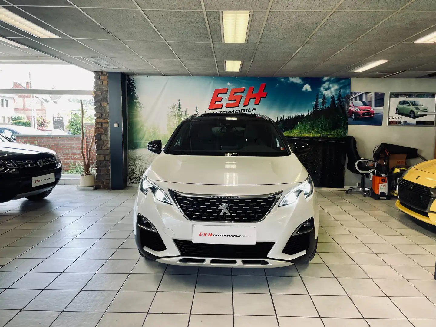 Peugeot 3008 3008 1.6 BlueHDi GT Line/CUIR/T.PANO/ GARANTIE 12M Blanc - 2