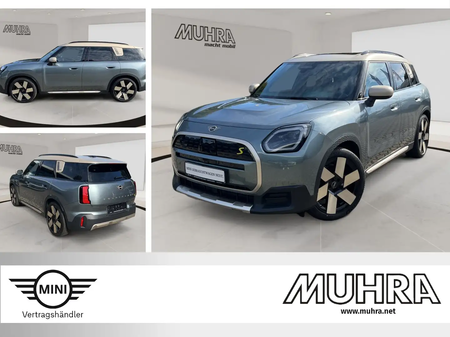 MINI Cooper SE Countryman Countryman SE ALL4 20" AHK Pano Harman Kardon Head Grün - 1