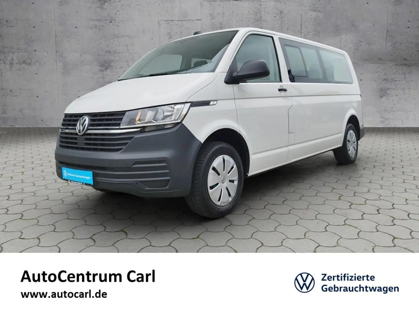 Volkswagen T6.1 Kombi lang 2.0 TDI NAV/9-Sitzer/AHK KLIMA NAVI Weiß - 2