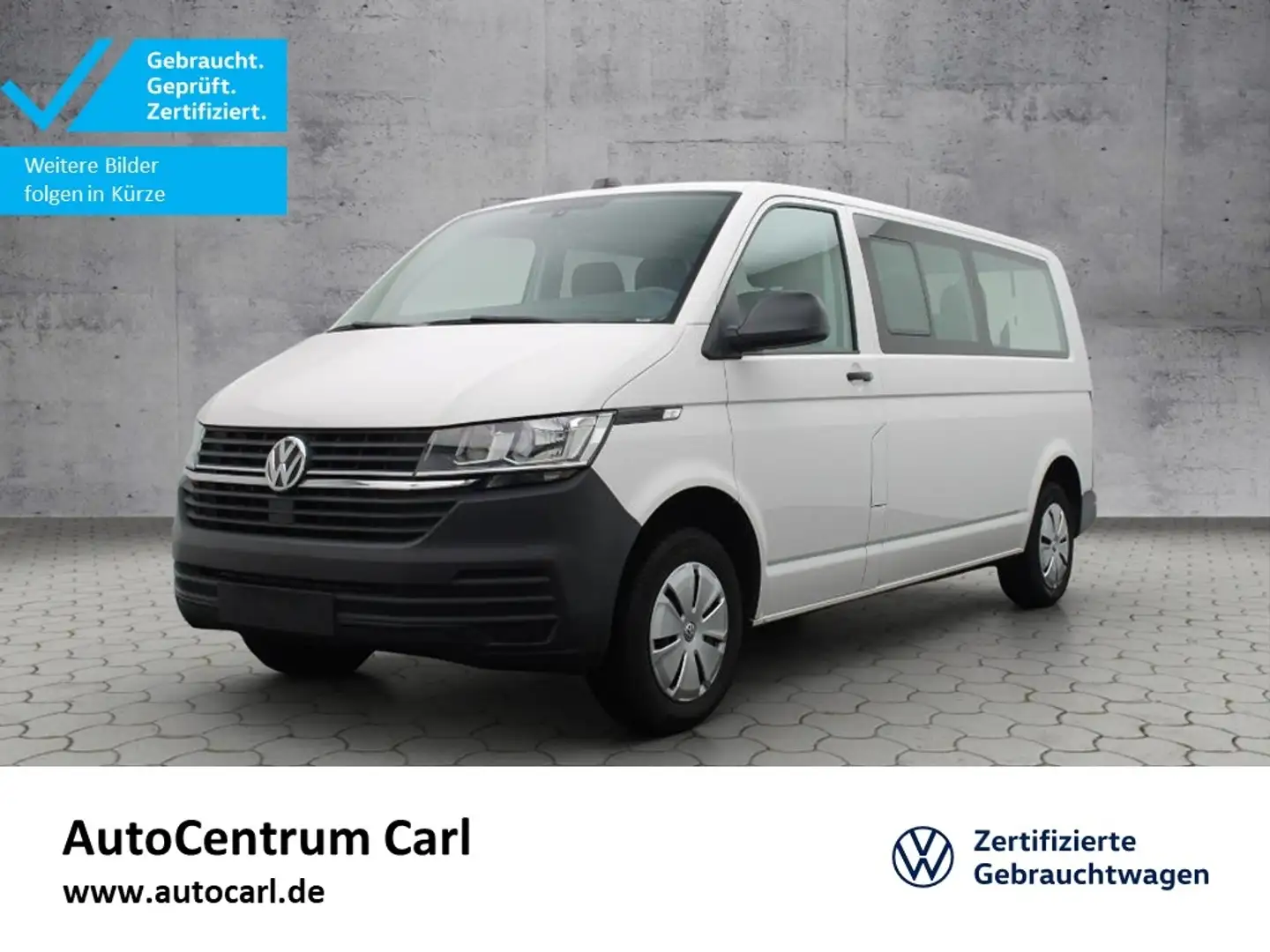 Volkswagen T6.1 Kombi lang 2.0 TDI NAV/9-Sitzer/AHK KLIMA NAVI Weiß - 1