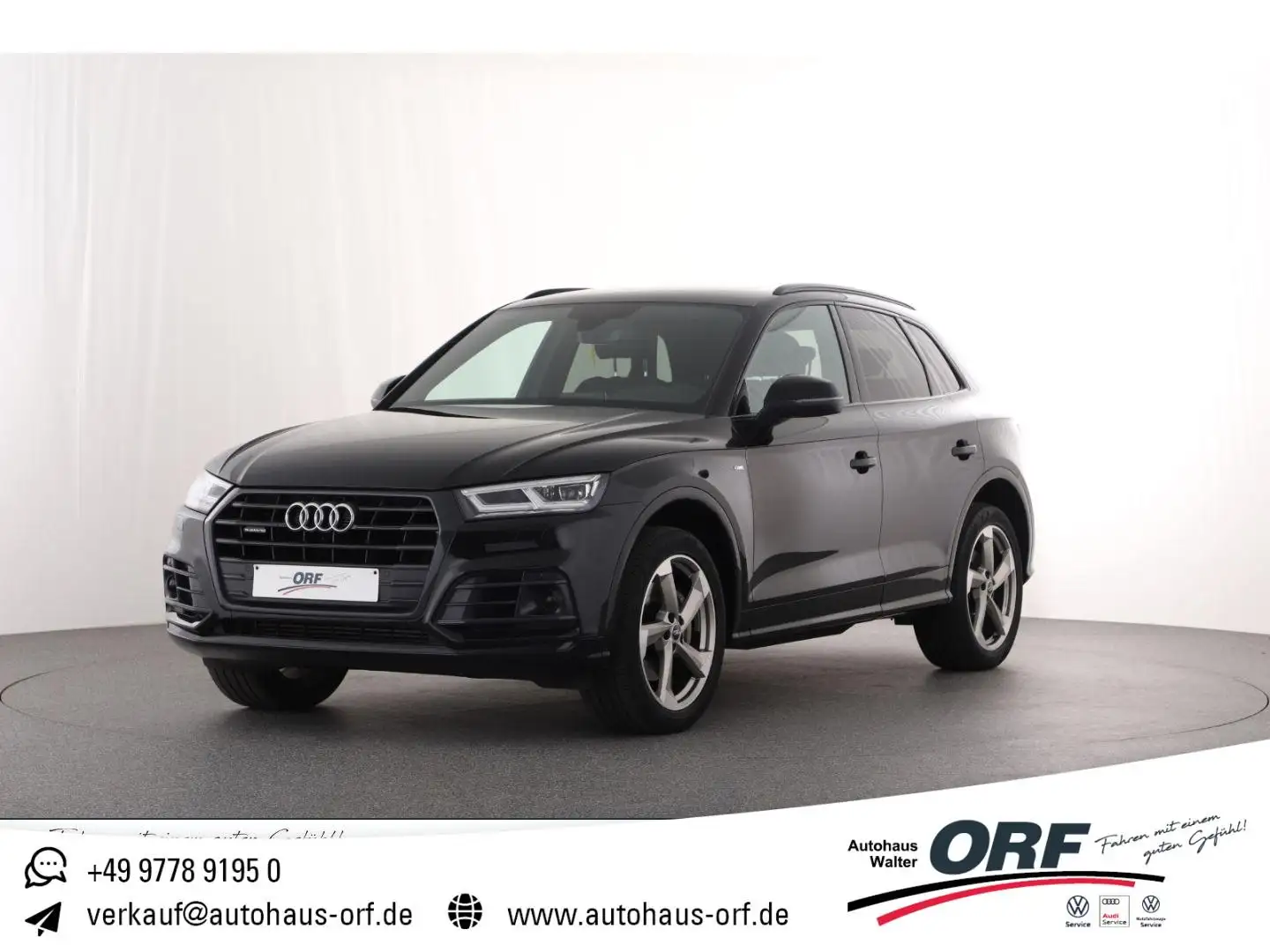 Audi Q5 3.0 TDI quattro sport S-LINE MATRIX-LED ACC V Schwarz - 1