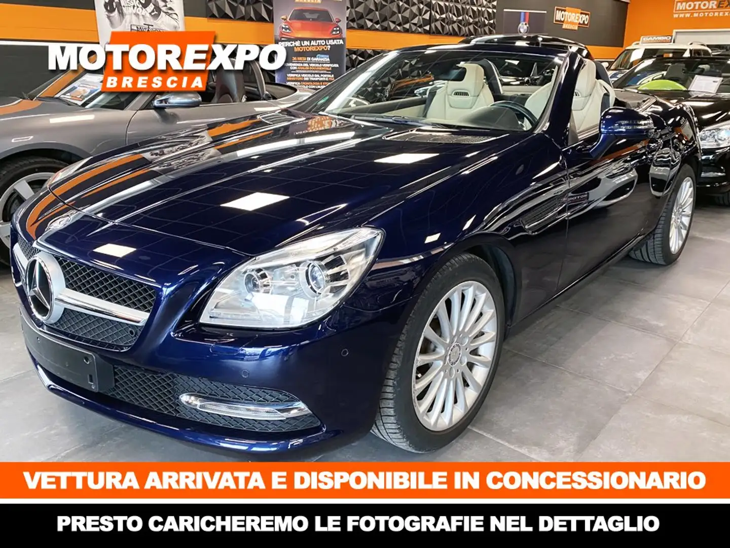 Mercedes-Benz SLK 200 184Cv Sport Automatica 7M  Bixeno-Navi-Tetto Pan.- Albastru - 1
