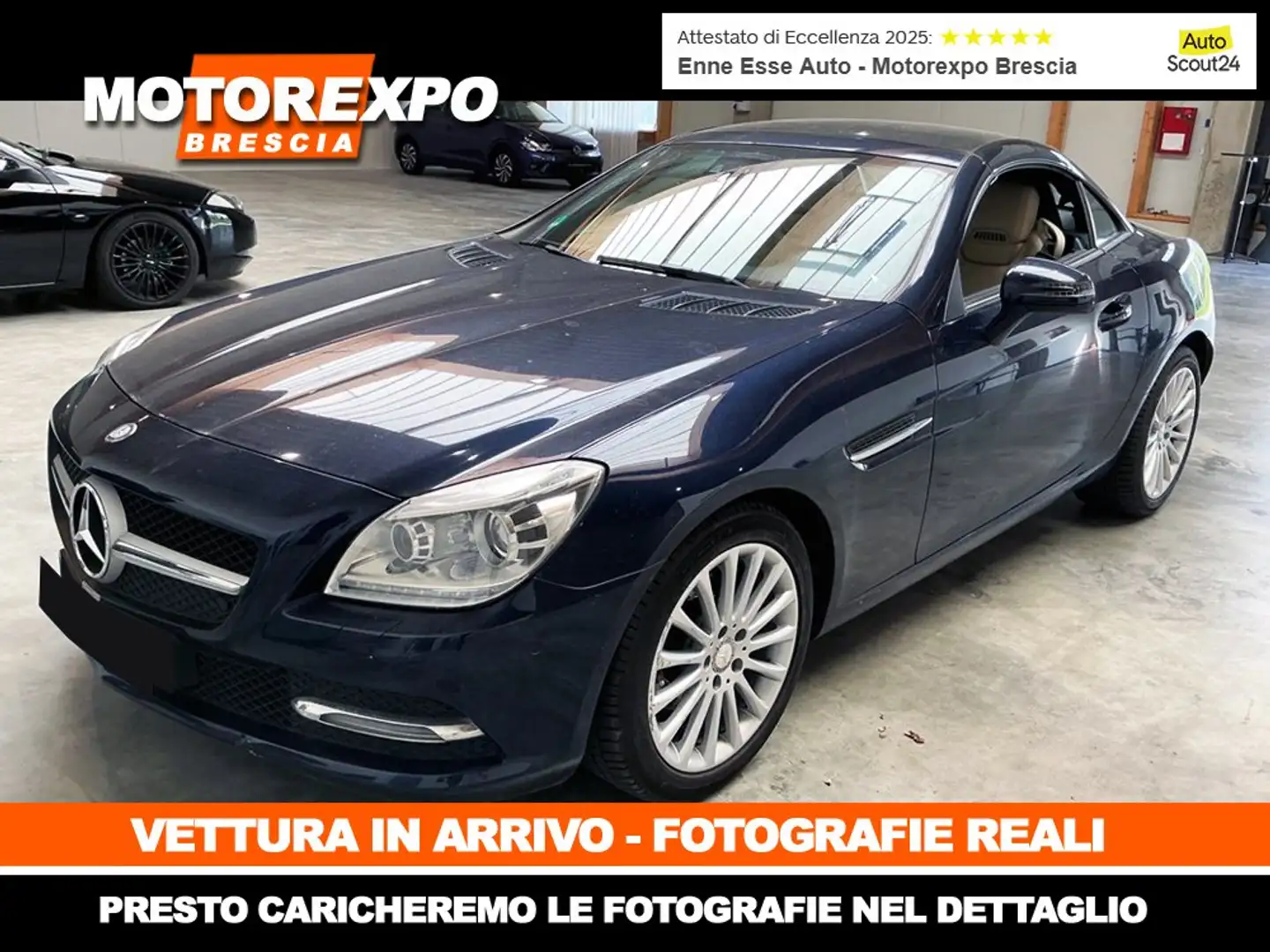 Mercedes-Benz SLK 200 184Cv Sport Automatica 7M  Bixeno-Navi-Tetto Pan.- Bleu - 1