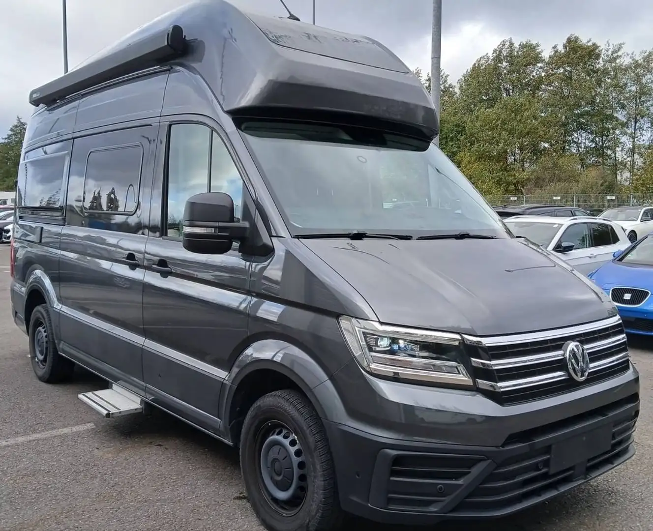 Volkswagen Crafter Grand California 2xStandh.!,LED,SOLAR,AHK,Alarmanl Grau - 2