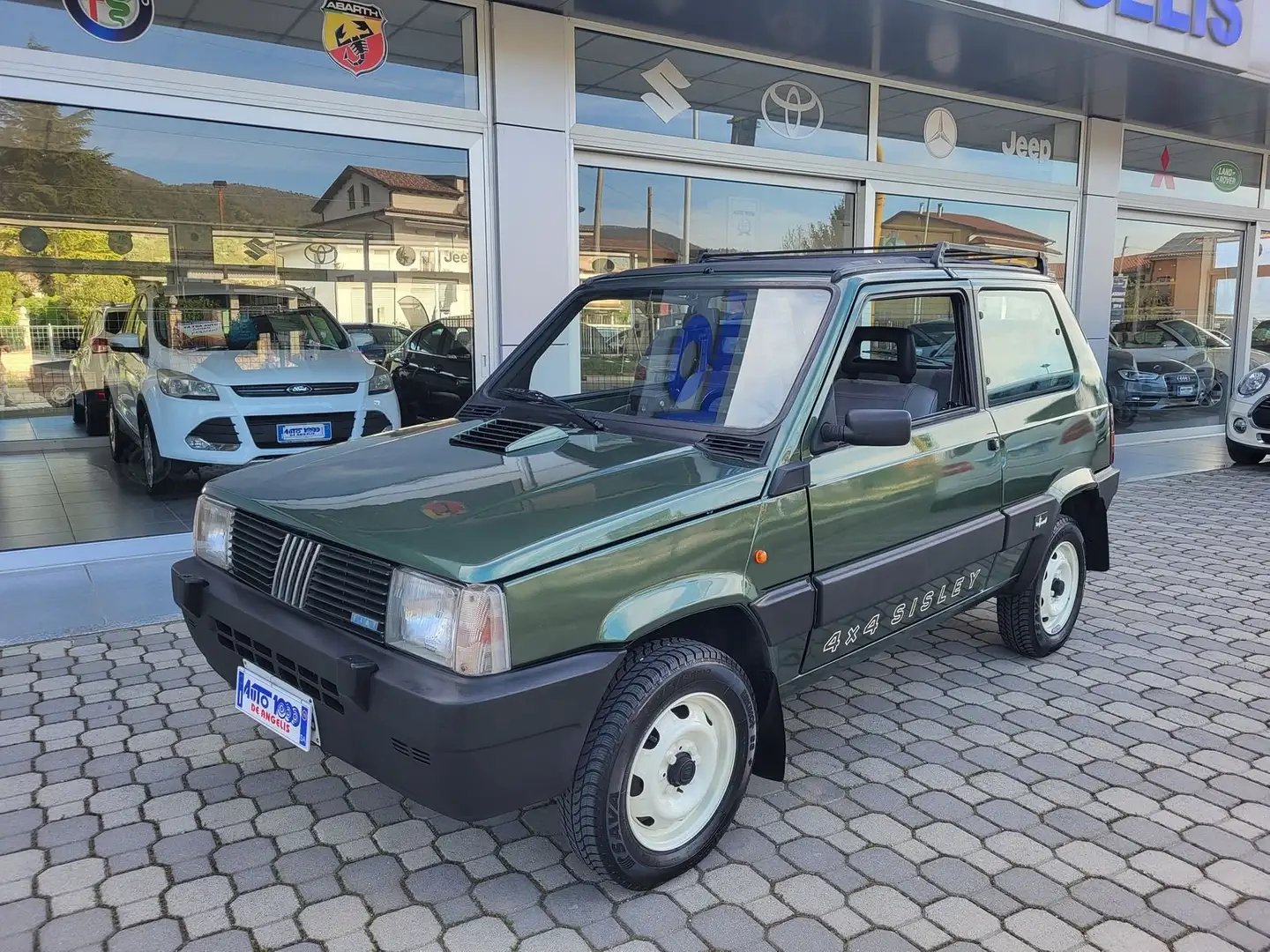 Fiat Panda 4X4 1.0 SISLEY * DOPPIO TETTO APRIBILE *ORIGINALE* Vert - 2