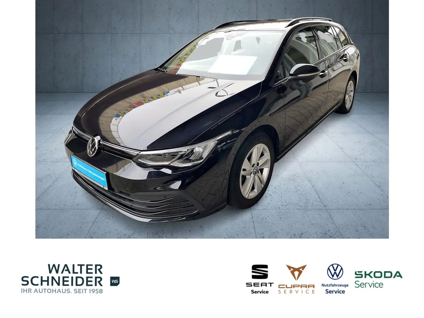 Volkswagen Golf Variant 1.5 eTSI DSG Life Navi LED AHK Schwarz - 1