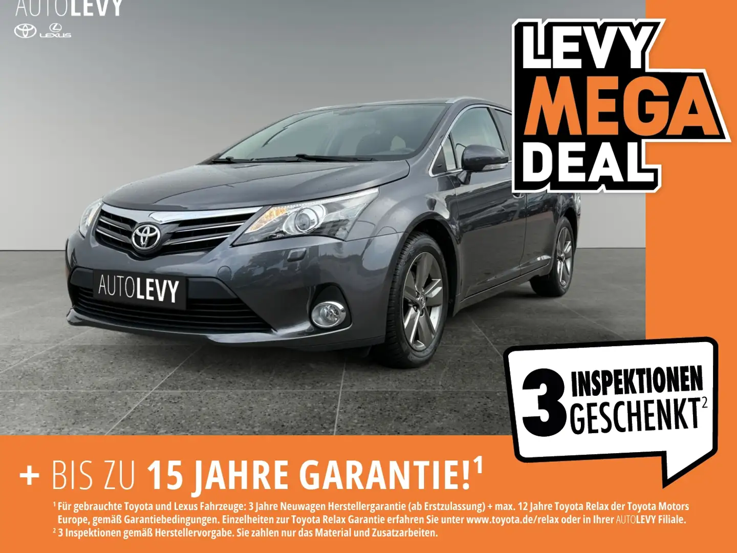 Toyota Avensis 1.8 Comfort Sitzhzg.*Tempomat*Bluetooth Grigio - 1